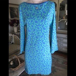 JG Knit Wear like new bell sleeve sheath dress size XL